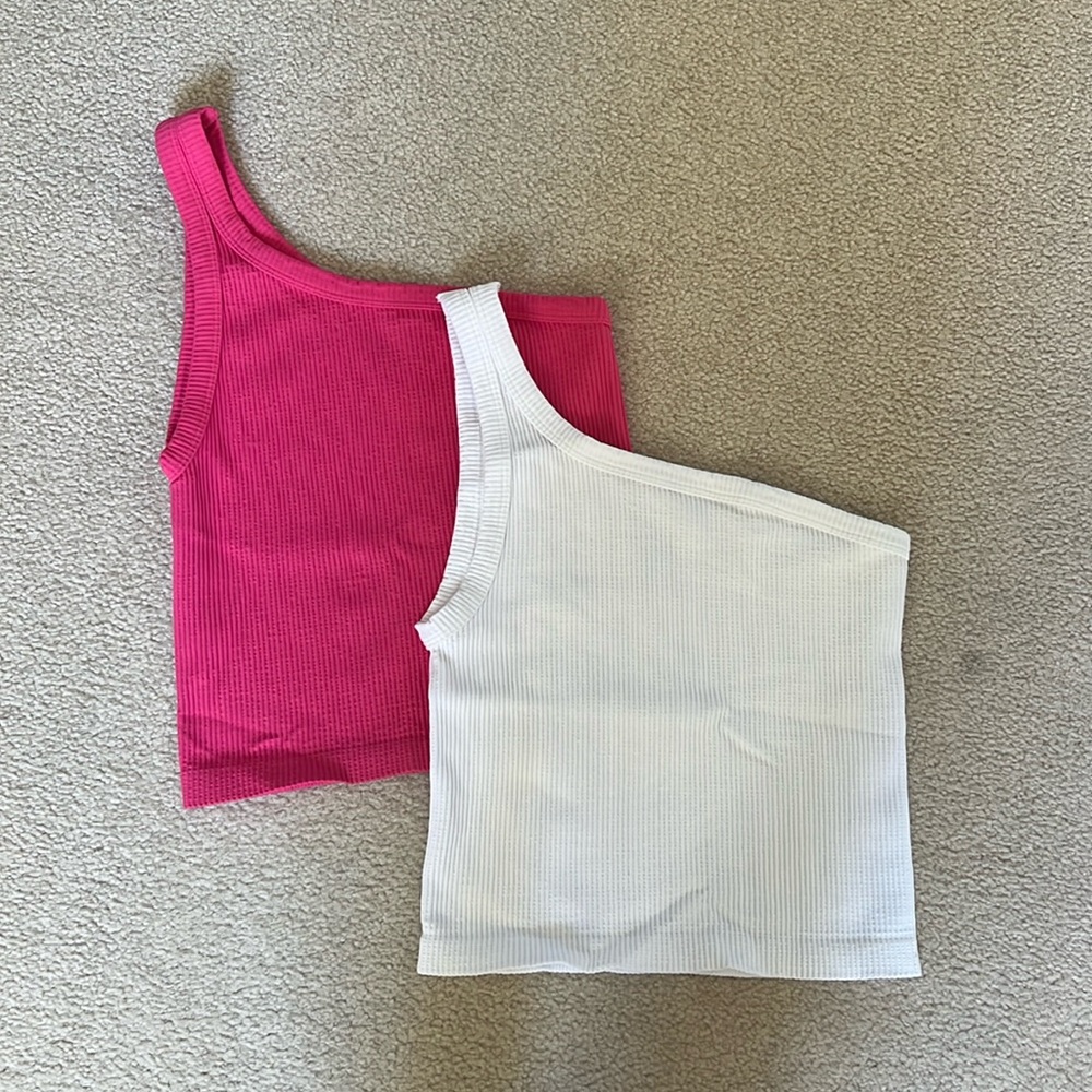 Amazing Lace | One Shoulder tanks